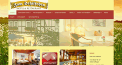 Desktop Screenshot of hotel-zum-schiffchen.de