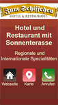 Mobile Screenshot of hotel-zum-schiffchen.de